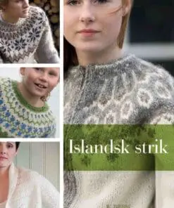 Islandsk strik – Af Oddný S. Jónsdóttir – Strikkebog med 65 opskrifter.