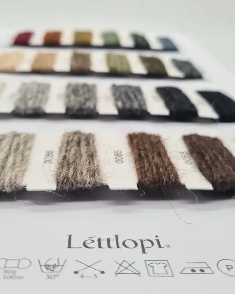 LettLopi farvekort – 100% ren uld fra Istex.