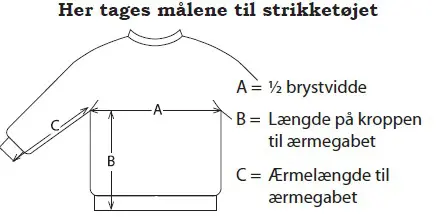 Maaleguide til stoerrelser
