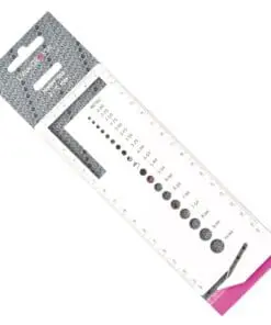 Pindemåler med flere funktioner – Indbygget kniv og lineaer (Lana Grossa)