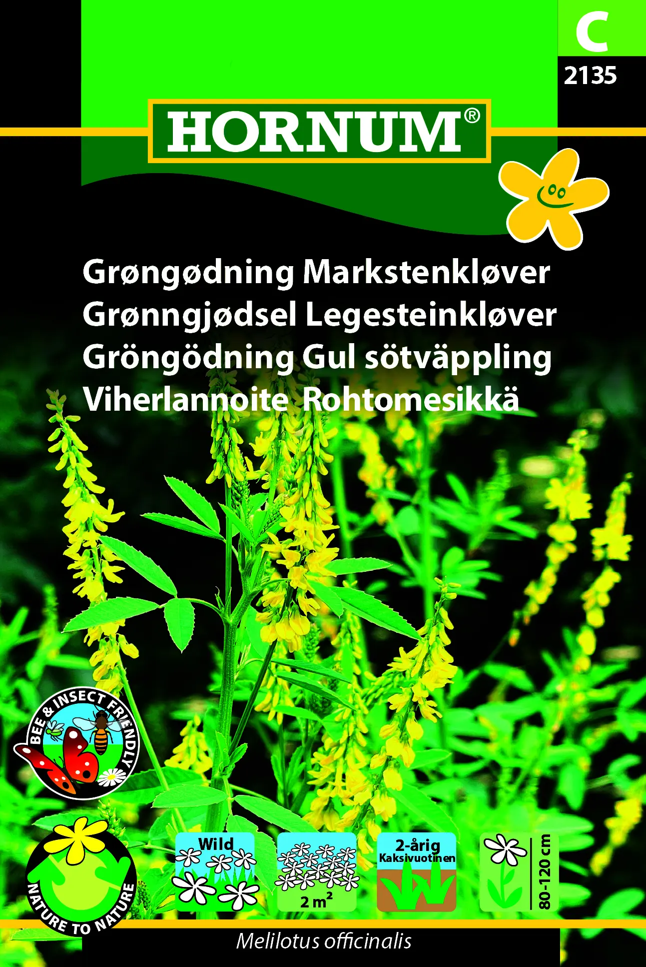 Markstenkløver blomsterfrø – Rigt blomsterende høj plante – Grøngødning
