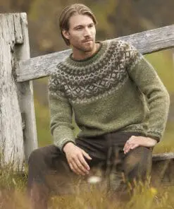 Strikkeopskrift – Sweater “Vængjatök” 40-16 – “Lettlopi” (Sendes straks)
