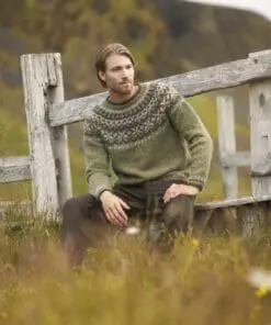 Strikkeopskrift – Sweater “Vængjatök” 40-16 – “Lettlopi” (Sendes straks)