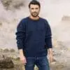 StrikkeKit Herresweater Viktor. Inspireret af på de populære sømandssweatre. Køb garn og opskrift på NemHjem.dk