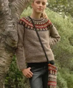 Strikkeopskrift – Sweater “Aftur” 38-12 – Strikkes i “Lettlopi” (Sendes straks)