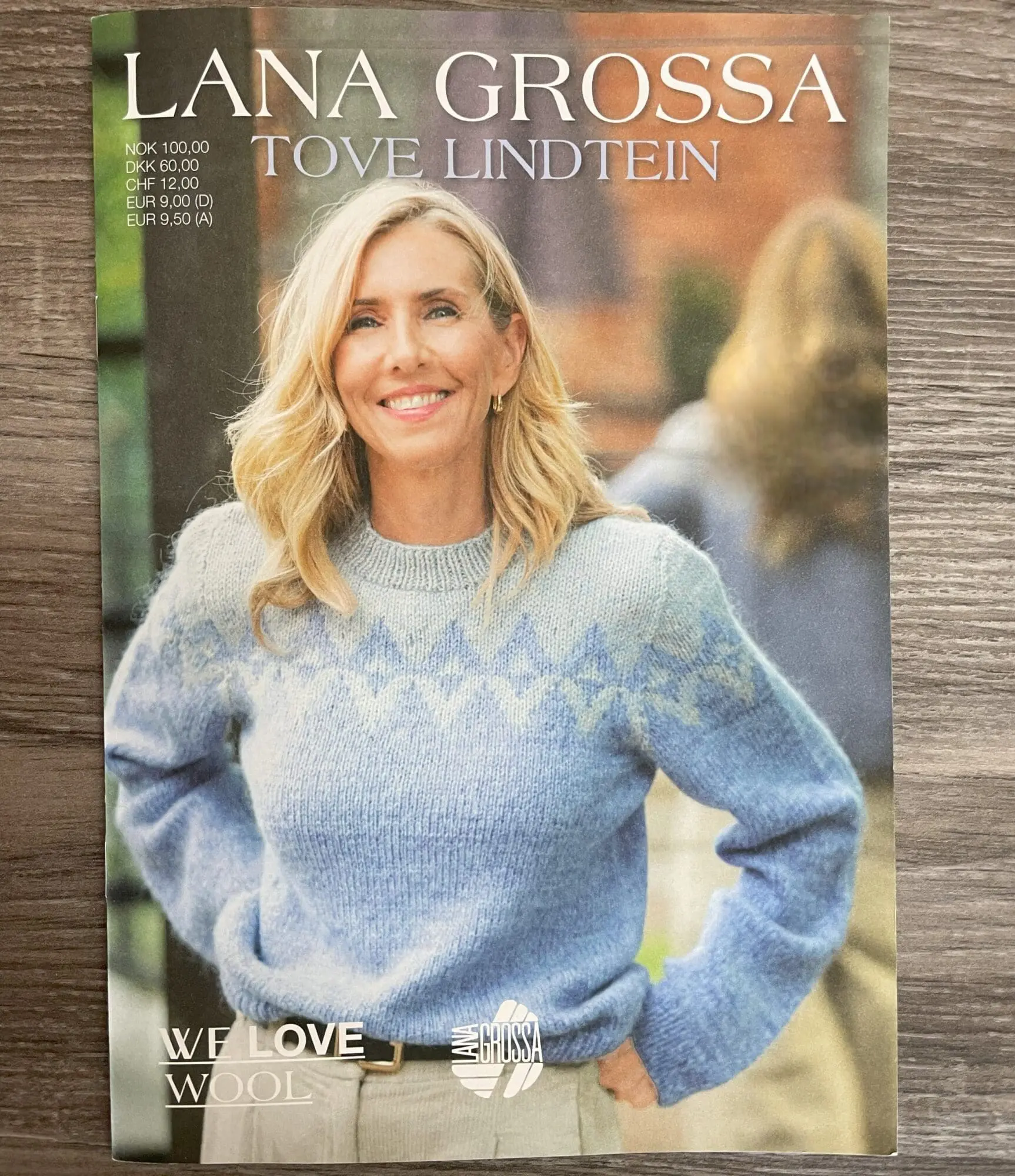 Strikkeopskrifter – Tove Lindtein folder med 15 modeller – Lana Grossa