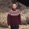 Strikkeopskrift – Unisex Sweater “Advent / Aðventa” 43-12 – Einband og Plötulopi (Sendes straks)