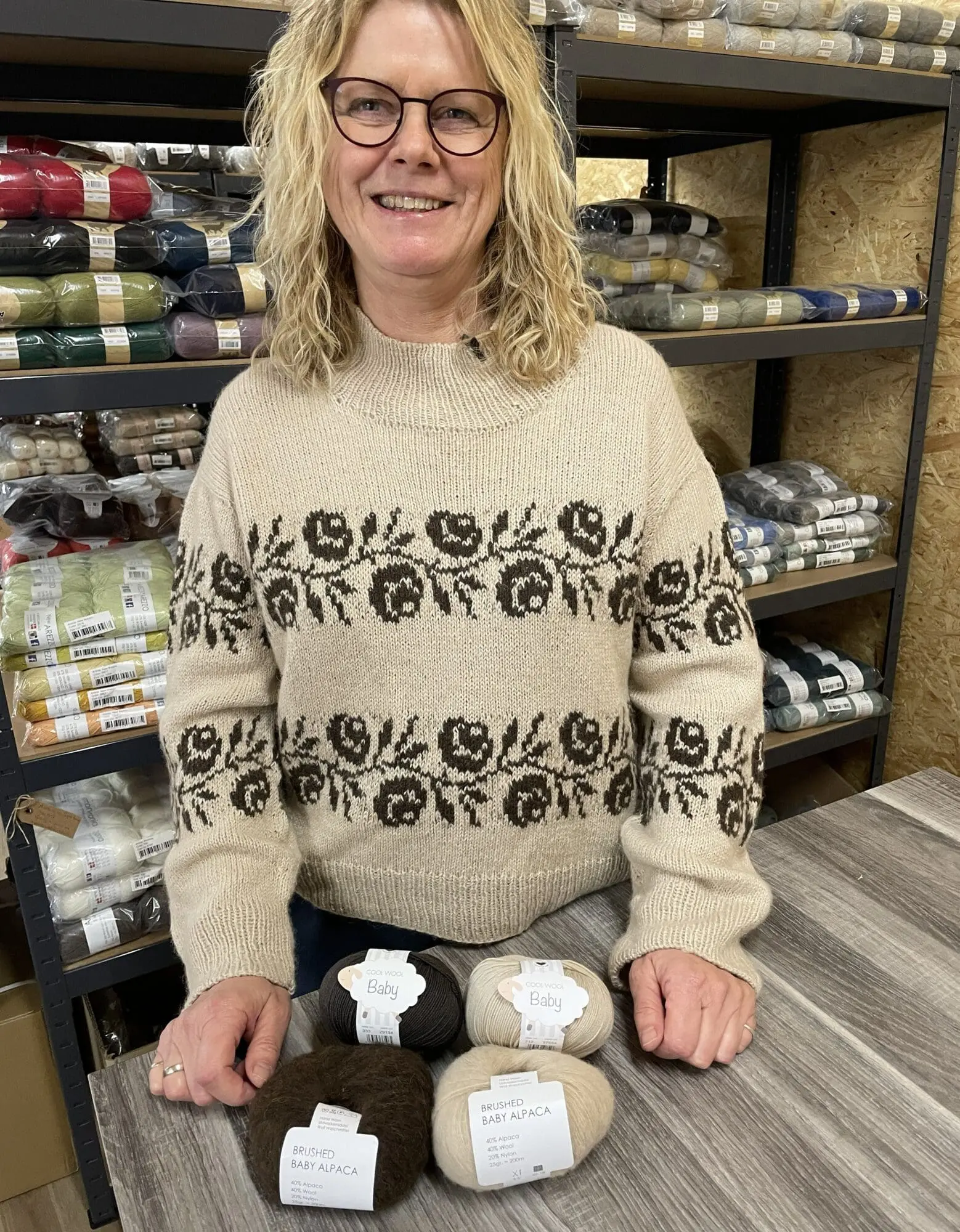 Garnpakke “Rosie Sweater” Lene Holme Samsøe / Le Knit Str. XXS-S