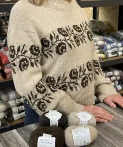 Garnpakke “Rosie Sweater” Lene Holme Samsøe / Le Knit Str. XXS-S