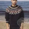Strikkeopskrift – Islandsk sweater “Marbendill” Unisex 43-01 “Plötulopi og Einband” (Sendes straks)