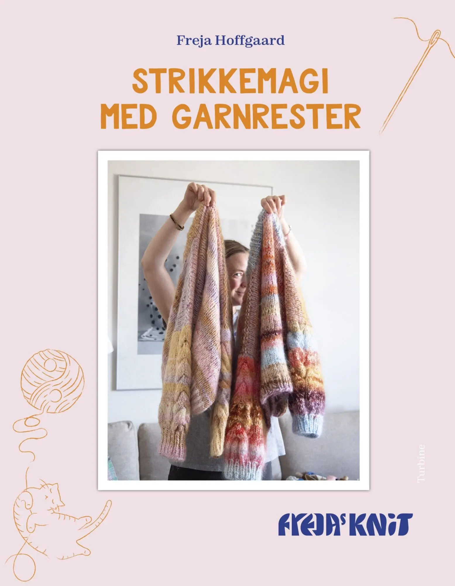 Strikkemagi med garnrester – Freja Hoffgaard – Strikkebog