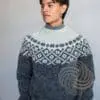 StrikkeKit – Islandsk sweater “Hashtag” 42-01 “Plötulopi” (Garn + Opskrift) Størrelse L