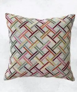 Baldyre Pick N Mix Pude “På Tværs” Broderikit – Dansk design 40×40 cm.