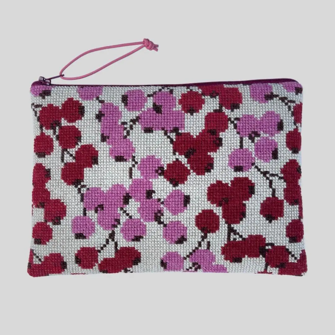 Baldyre Broderikit Clutch “Rysteribs”. Komplet broderikit til unik Clutch. Dansk Design