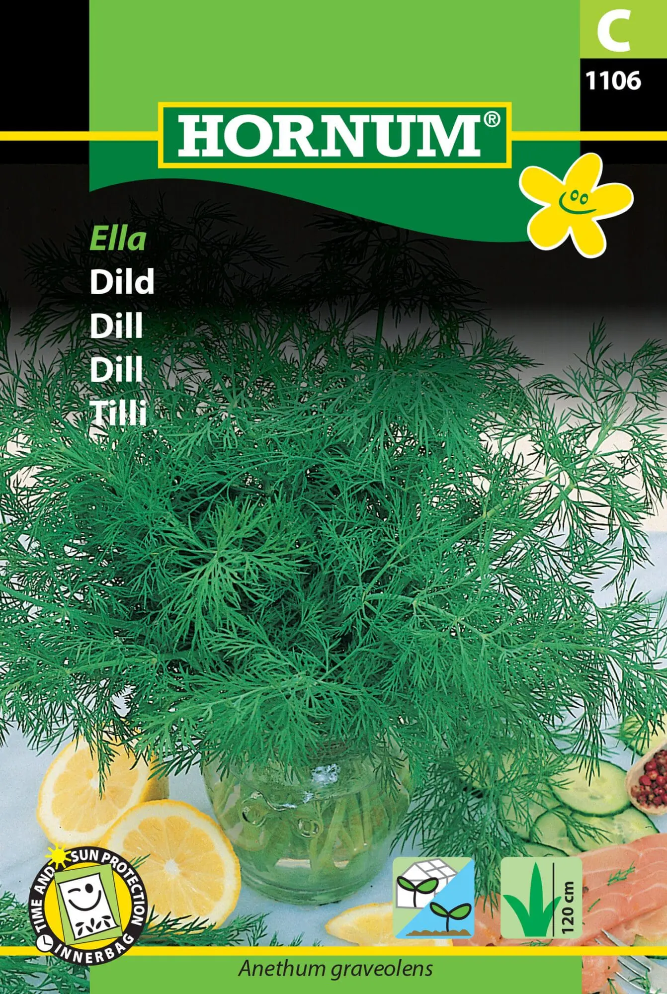 Dildfrø – “Ella” hurtigtvoksende og bladrig. Krydderurtefrø