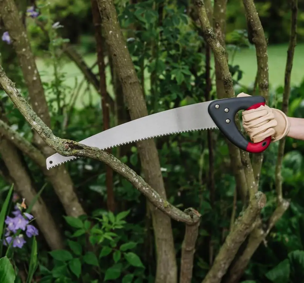 Grensav med buet klinge fra Kent & Stowe – 46 cm buet klinge.