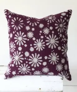 Baldyre Stjernedrys pude Broderikit – Dansk design 40×40 cm.