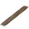 Lana Grossa / KnitPro strømpepinde Træ Multicolor 20 cm