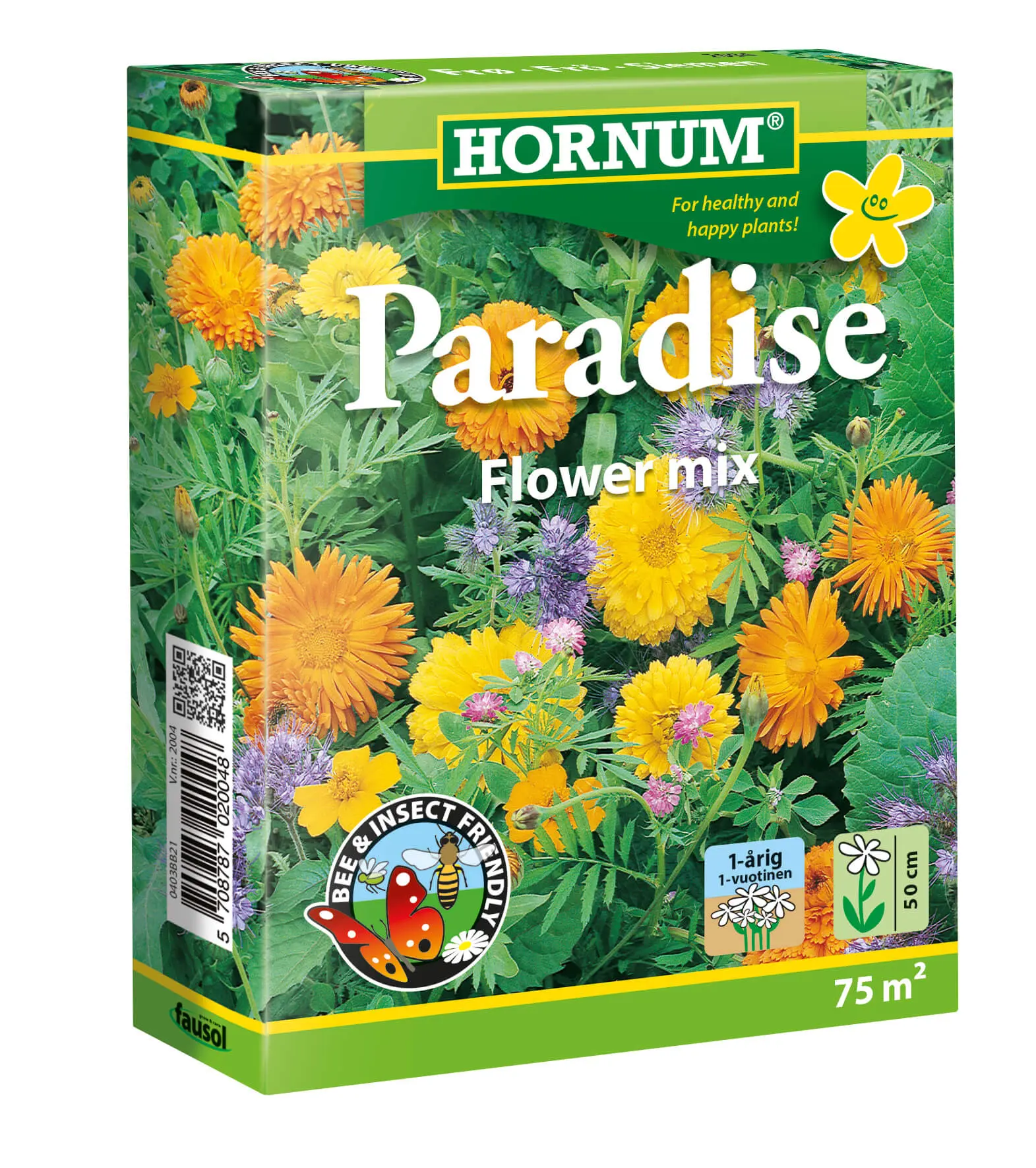 Paradis blomstermix – Sommerblomster – Blomsterfrø til 75m2