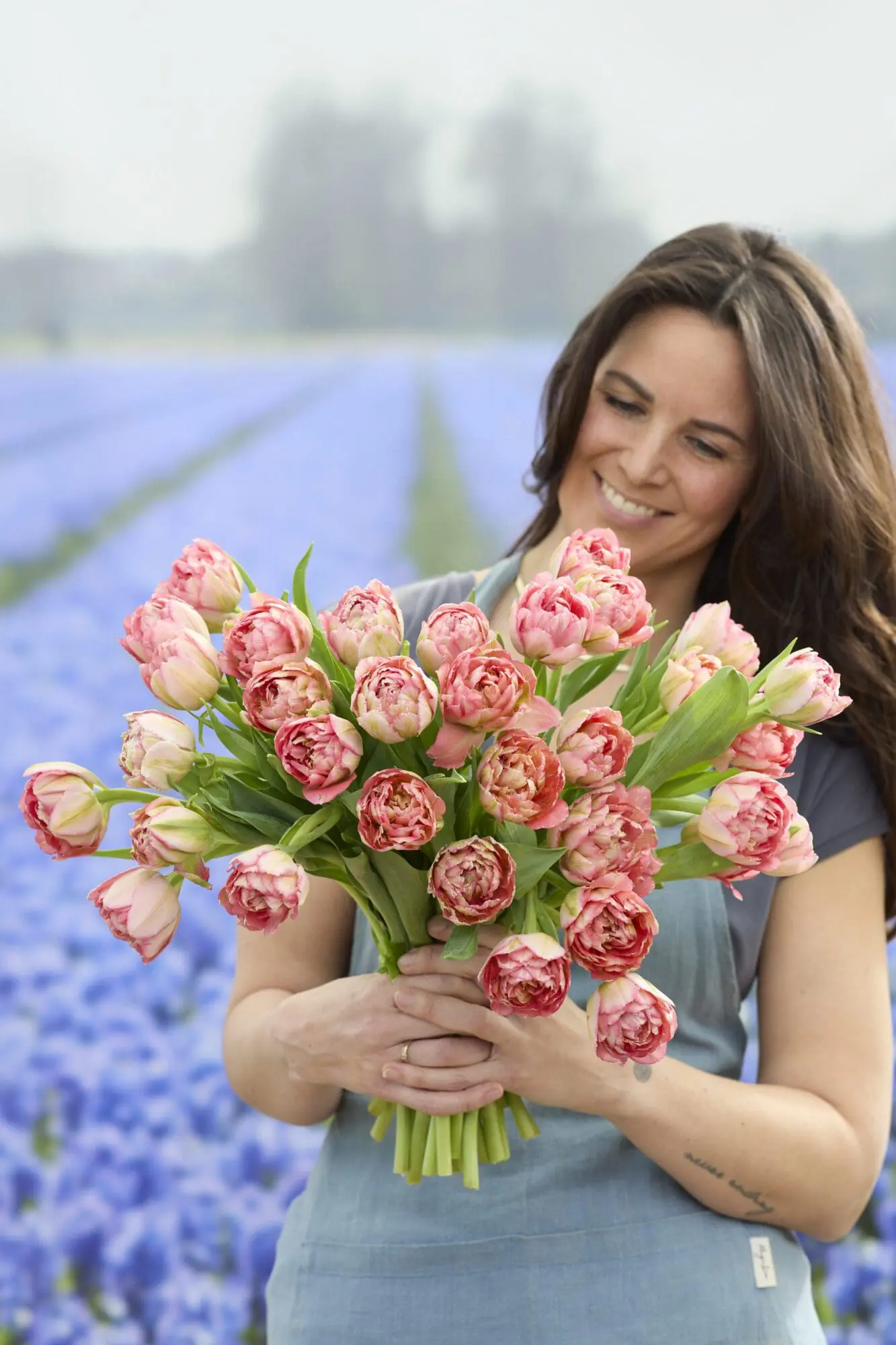 Tulipanløg ‘Quinty Trustfull’ (Double Early) – Str. 12+ | Eksklusiv rosa fyldt tulipan | FRA 5,96 KR