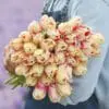 Tulipanløg ‘Sorbet’ – Str. 12+ (Single Late) | Cremefarvet tulipan med rosa striber | FRA 5,40 KR.