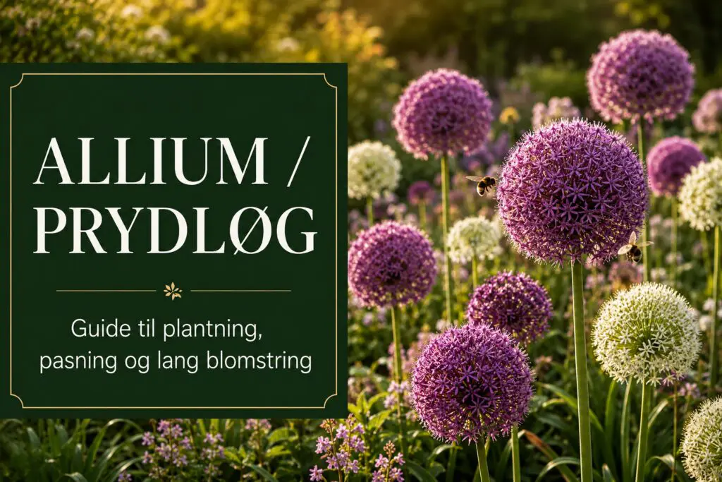 Allium / Prydløg Guide til plantning og pasning.
