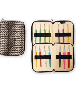 Lana Grossa Hæklenålesæt Design Color med Blødt Greb – 2,0-12,0 mm