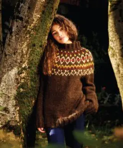 Strikkeopskrift Hvammur 37-4 – Islandsk sweater (Unisex) | Álafosslopi (Sendes straks)