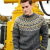 Strikkeopskrift Hvammur 37-4 – Islandsk sweater (Unisex) | Álafosslopi (Sendes straks)