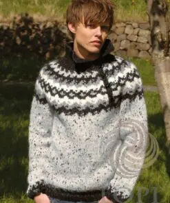 Strikkeopskrift Órói 27-13 – Islandsk sweater (Unisex) | Álafosslopi (Sendes straks)