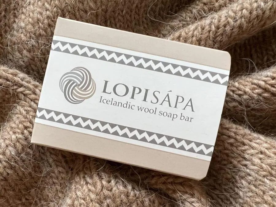 Lopi uldsæbebar – Ístex Lopisápa 90 g til vask af uld