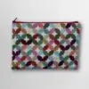 Baldyre Broderikit Clutch “Elvira” – Farverig grafisk clutch | Dansk design