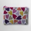 Baldyre Broderikit Clutch “Sweethearts” – Farverig clutch med hjerter | Dansk design