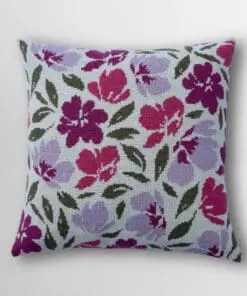 Baldyre Broderikit Pude “April in Paris” – Blomstret broderipude 40×40 cm | Dansk design