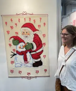 Permin Broderikit Snemanden – Julekalender 80 x 115 cm
