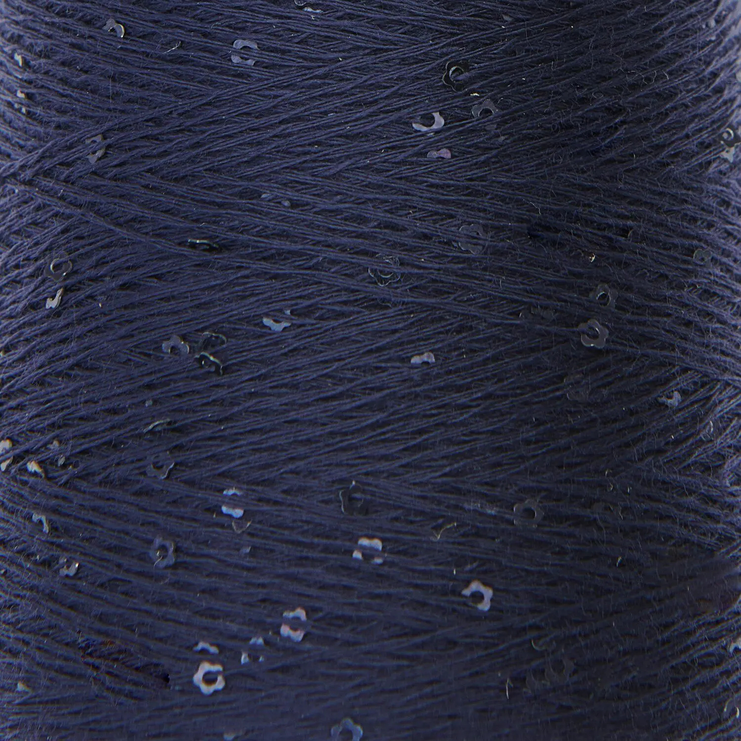 Rico Design Effektgarn Make It Blümchen Navy Blue Closeup