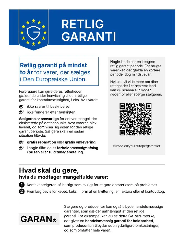 EU Forordningretslig garnati 10092026