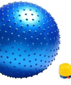 Træningsbold / Siddebold med massageknopper 55 cm. med Anti Burst