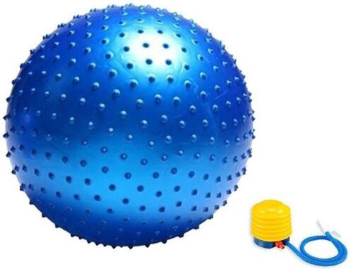 Træningsbold / Siddebold med massageknopper 55 cm. med Anti Burst