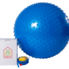 Træningsbold / Siddebold med massageknopper 65 cm. med Anti Burst