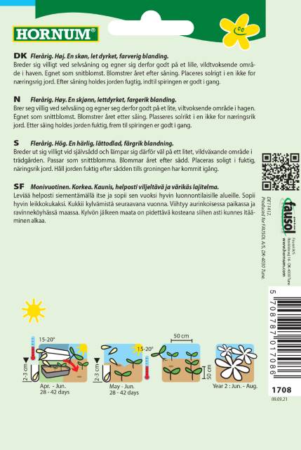 Lupin blanding – Blomsterfrø – Lupinfrø i farverig blanding.