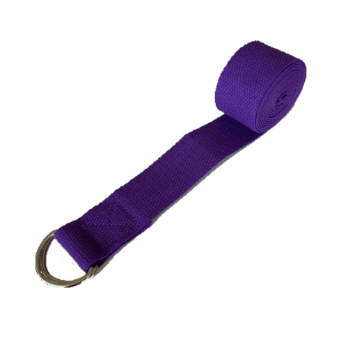 Yogasæt komplet Lilla – TPE Yogamåtte 6mm, 2 yogablokke, Yogapølle og Yogastrop