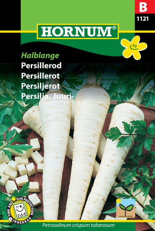 Persillerod frø – Halblange – Grøntsagsfrø