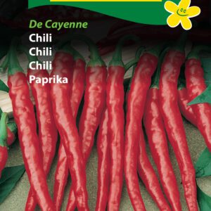Chilifrø – “De Cayenne” Stærk og udbytterig chili – Grøntsagsfrø