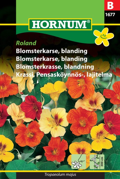 Blomsterkarse blanding “Roland” – Blomsterfrø