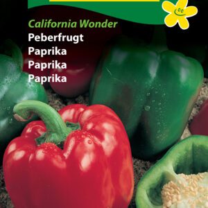 Peberfrugt frø – “California Wonders” Middeltidlig – Grøntsagsfrø