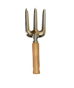 Plantegaffel med træhåndtag og hul til ophængning 30 cm – Haveredskaber