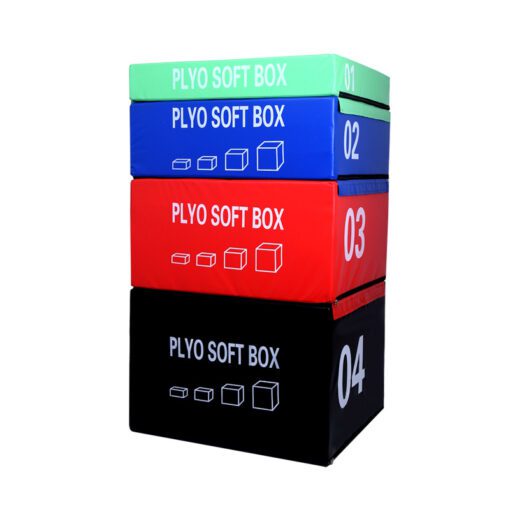 Plyo Soft Box Sæt / Jump box Sæt med 4 størrelser – 15, 30 ,45 og 60 cm