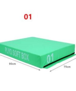 Jump box Nr. 1 - 15 cm høj. Plyo Soft Box eller jump box findes i 4 forskellige størrelser. Soft plyobox til styrke og konditionstræning. Bedste pris finde på www.nemhjem.dk