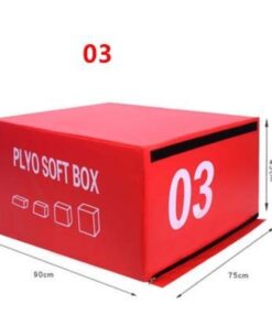 Plyo soft box nr 3. 45 cm høj. Soft jumpbox til styrke og konditionstræning. Bedste pris finde på www.nemhjem.dk